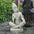 Sitting Thai Teppanom Beautiful Being Statue