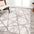 Patras Modern Geometric Marbled Area Rug