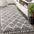 Mercer Shag Plush Tassel Moroccan Trellis Runner Rug