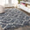 Mercer Shag Plush Tassel Moroccan Diamond Area Rug