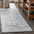 Gray Modern Persian Vintage Runner Rug