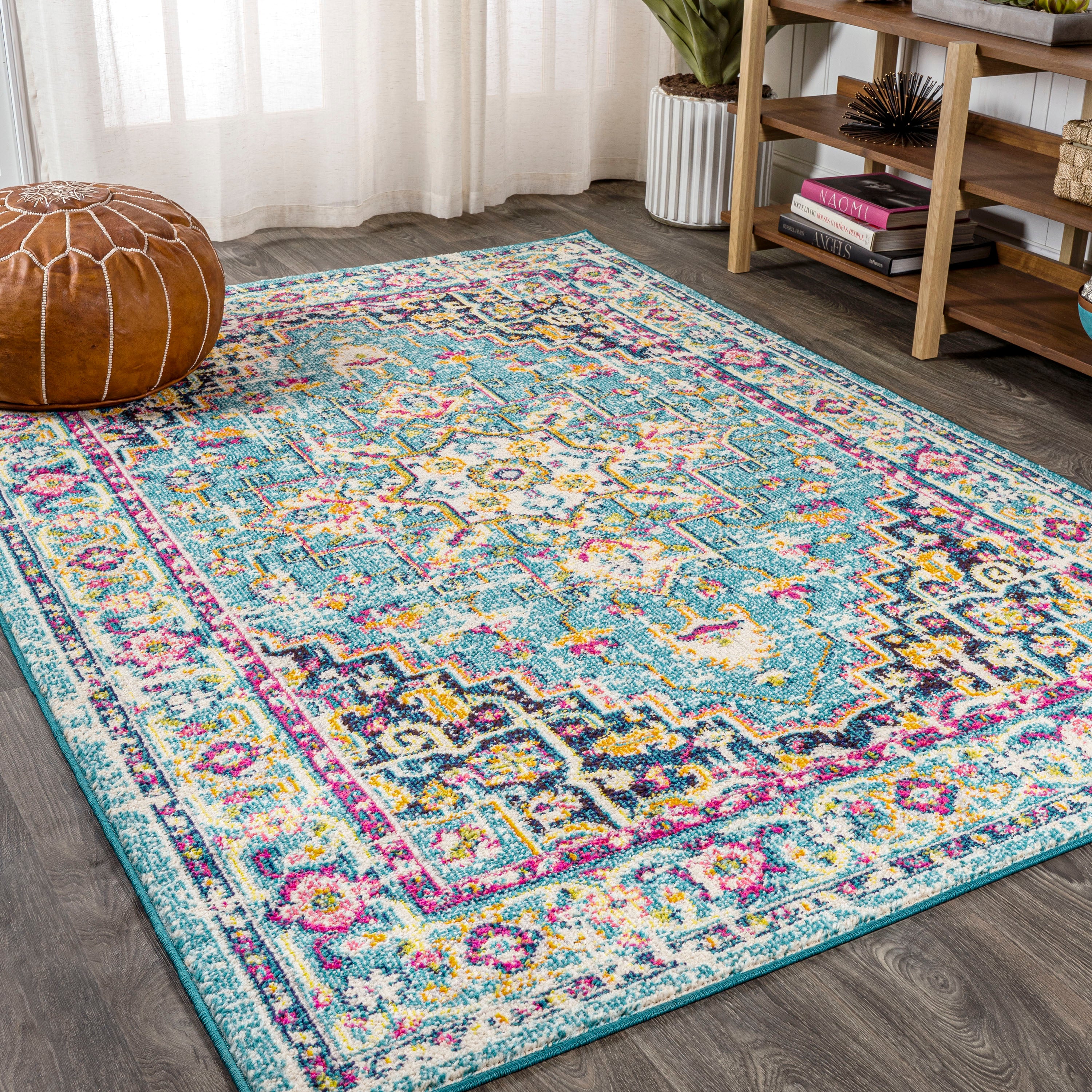 Brooklyn Geometric Medallion Area Rug