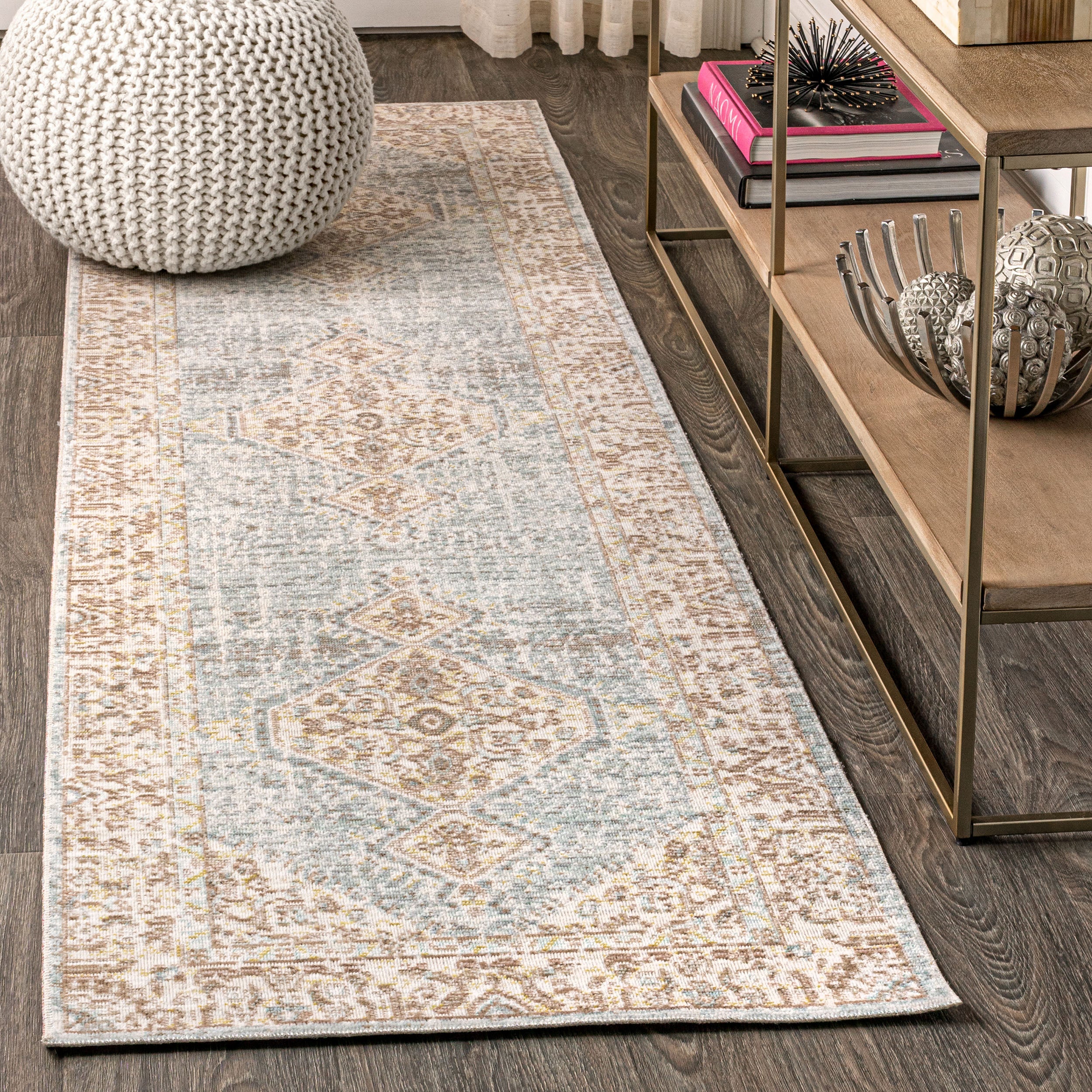 Lila Modern Tribal Medallion Runner Rug