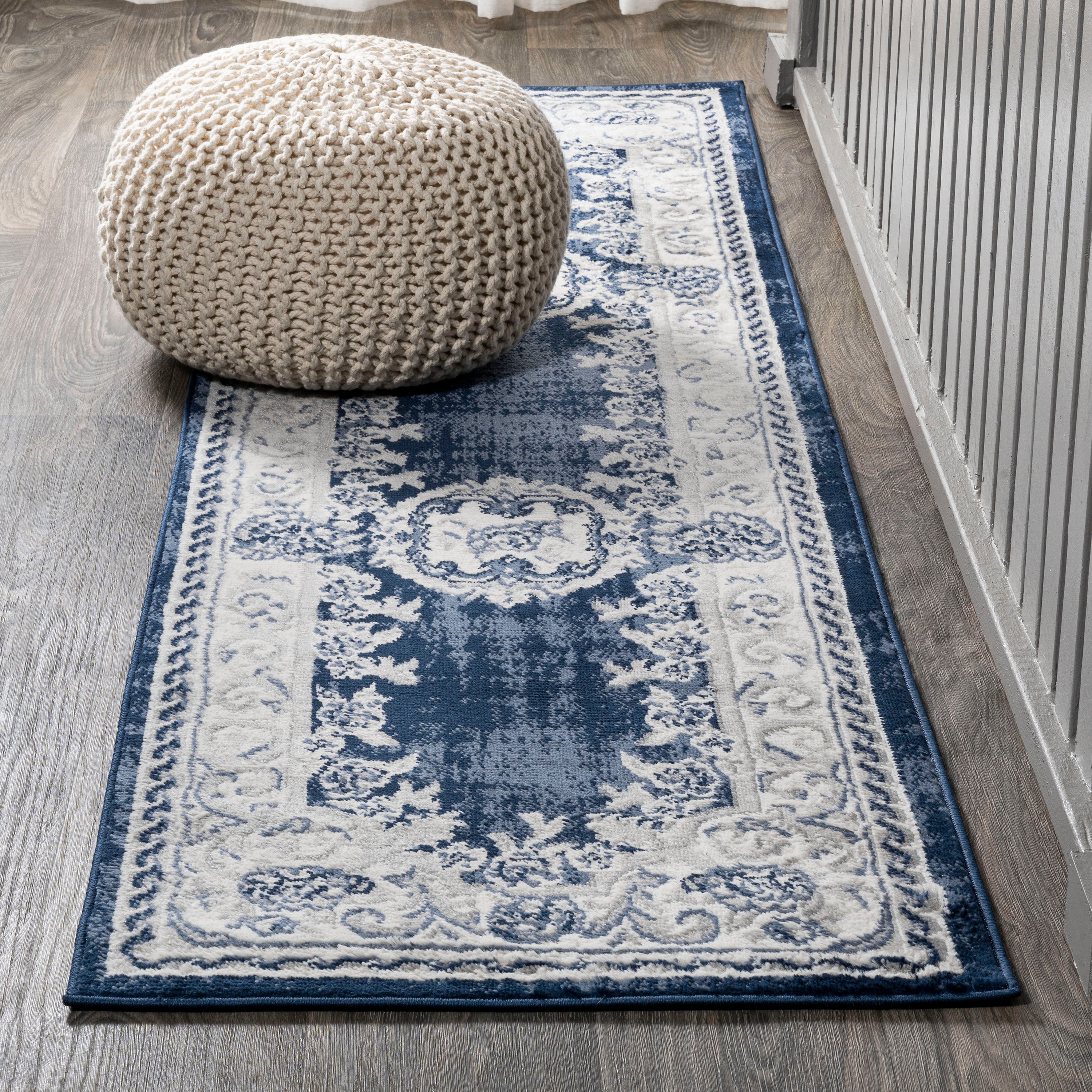 Rosalia Cottage Medallion Runner Rug