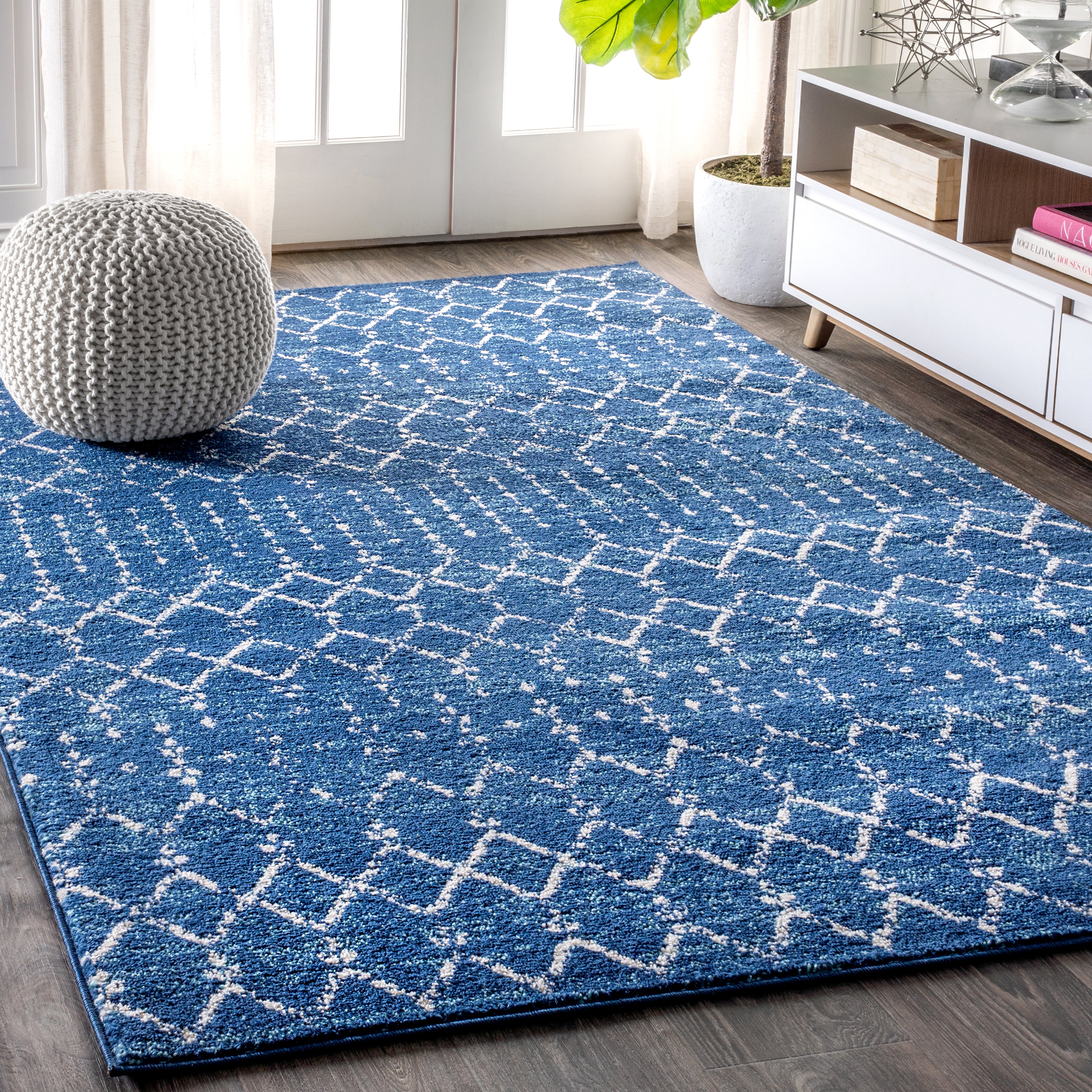 Moroccan HYPE Boho Vintage Diamond Area Rug