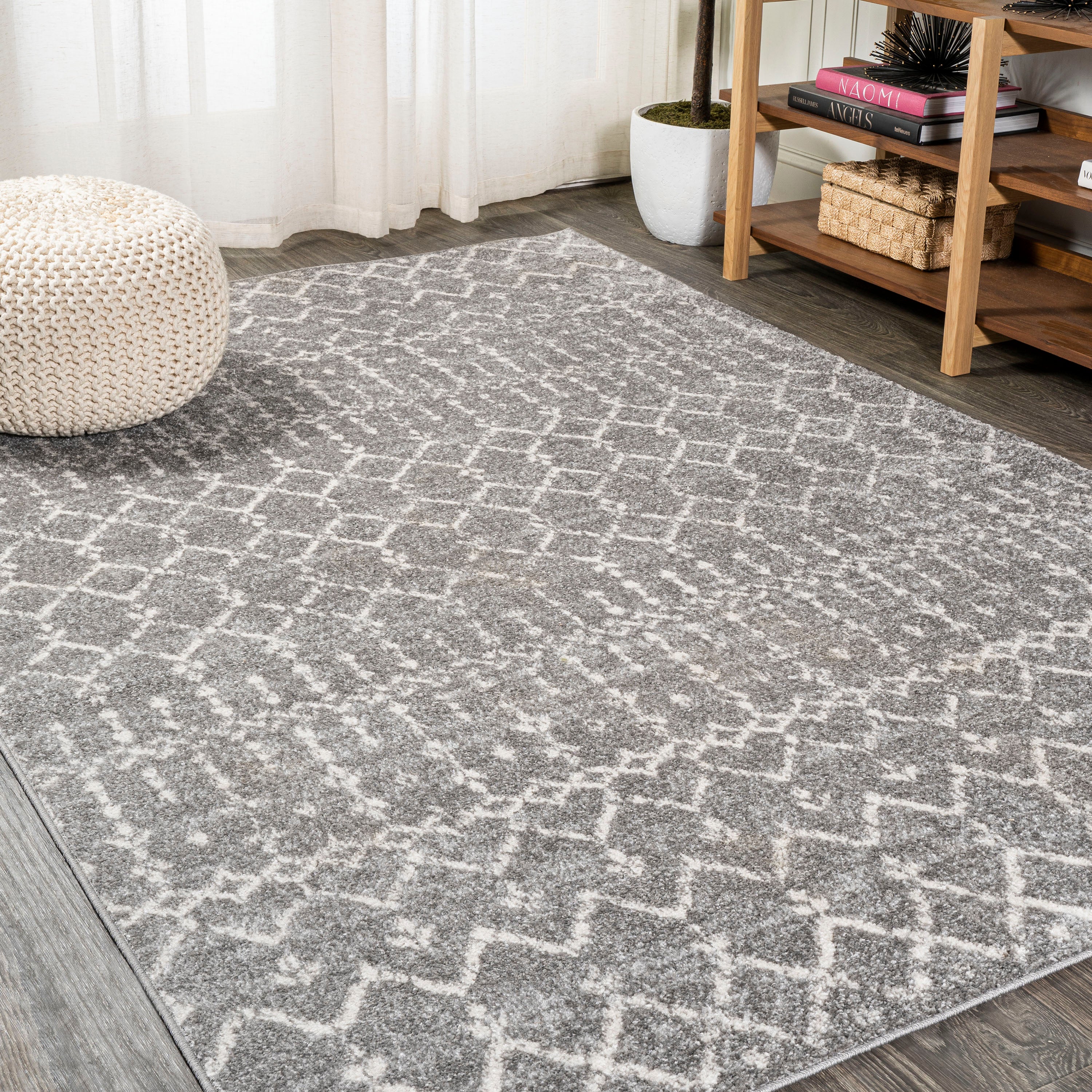 Moroccan HYPE Boho Vintage Diamond Area Rug