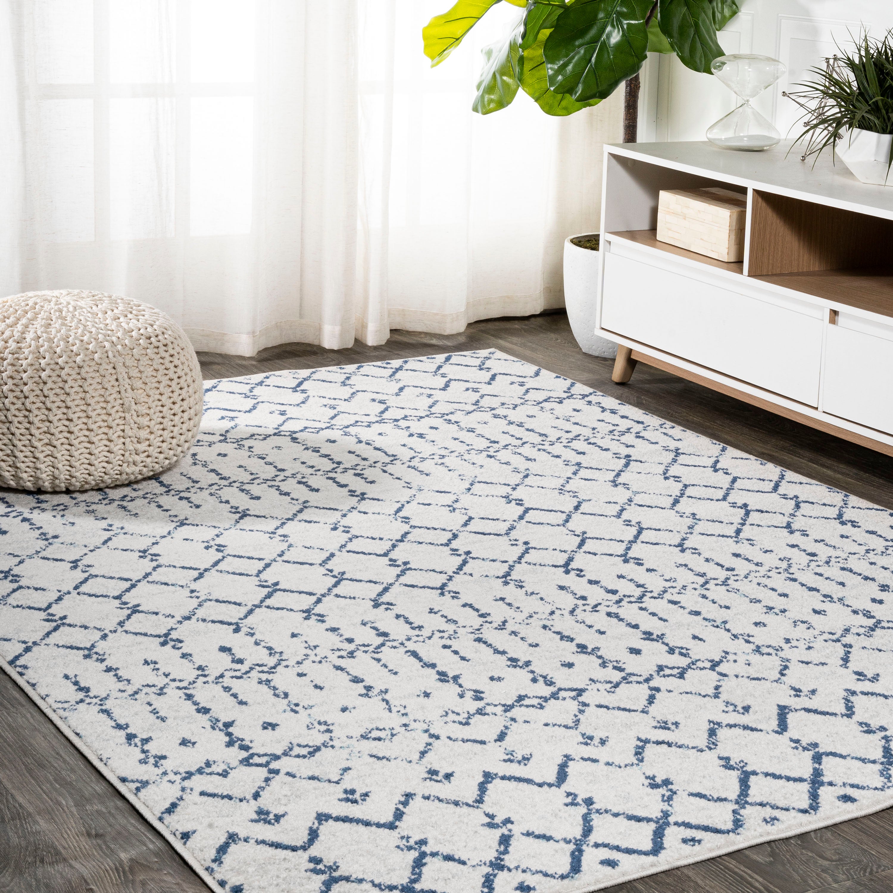 Moroccan HYPE Boho Vintage Diamond Area Rug