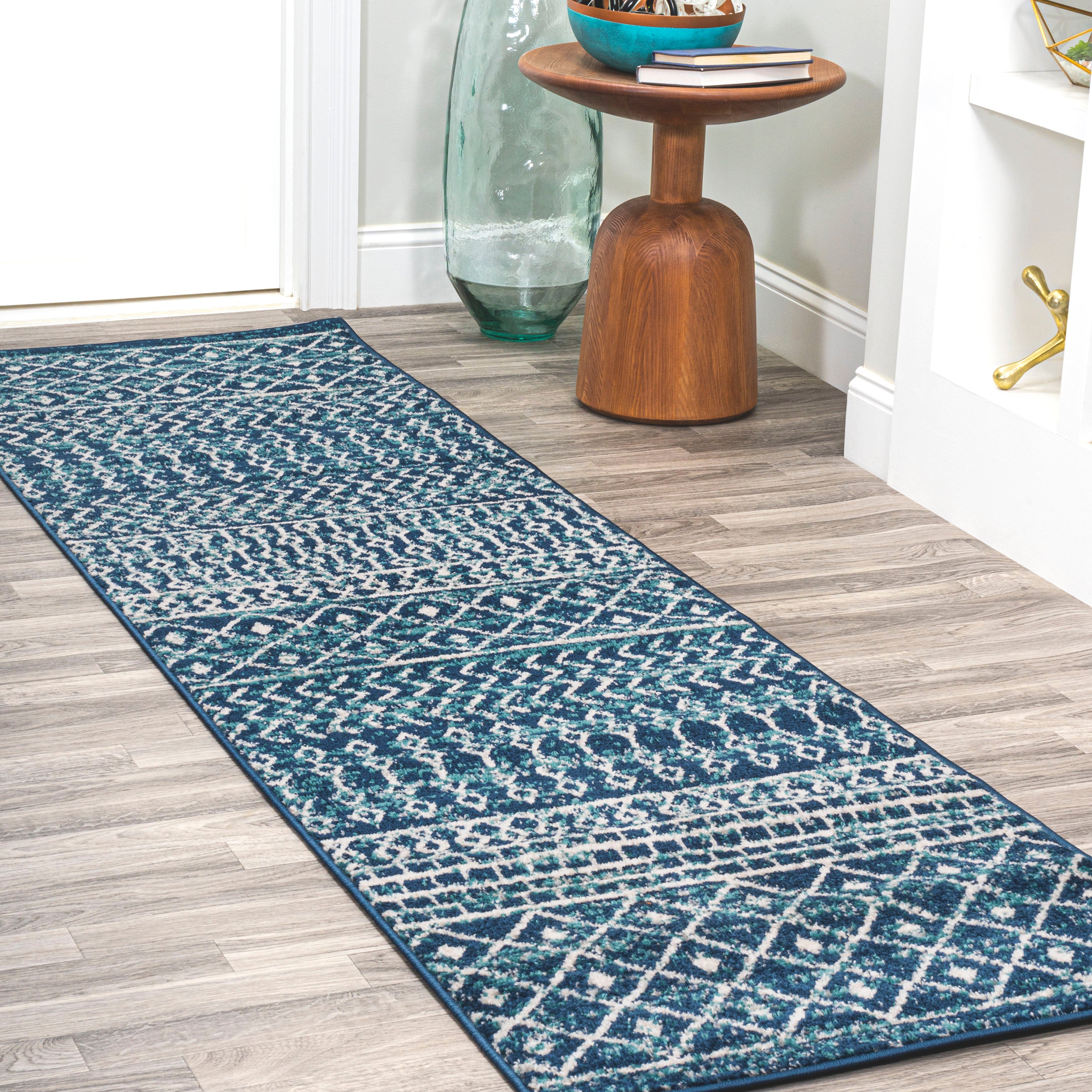 Arta Moroccan Vintage Geometric Runner Rug