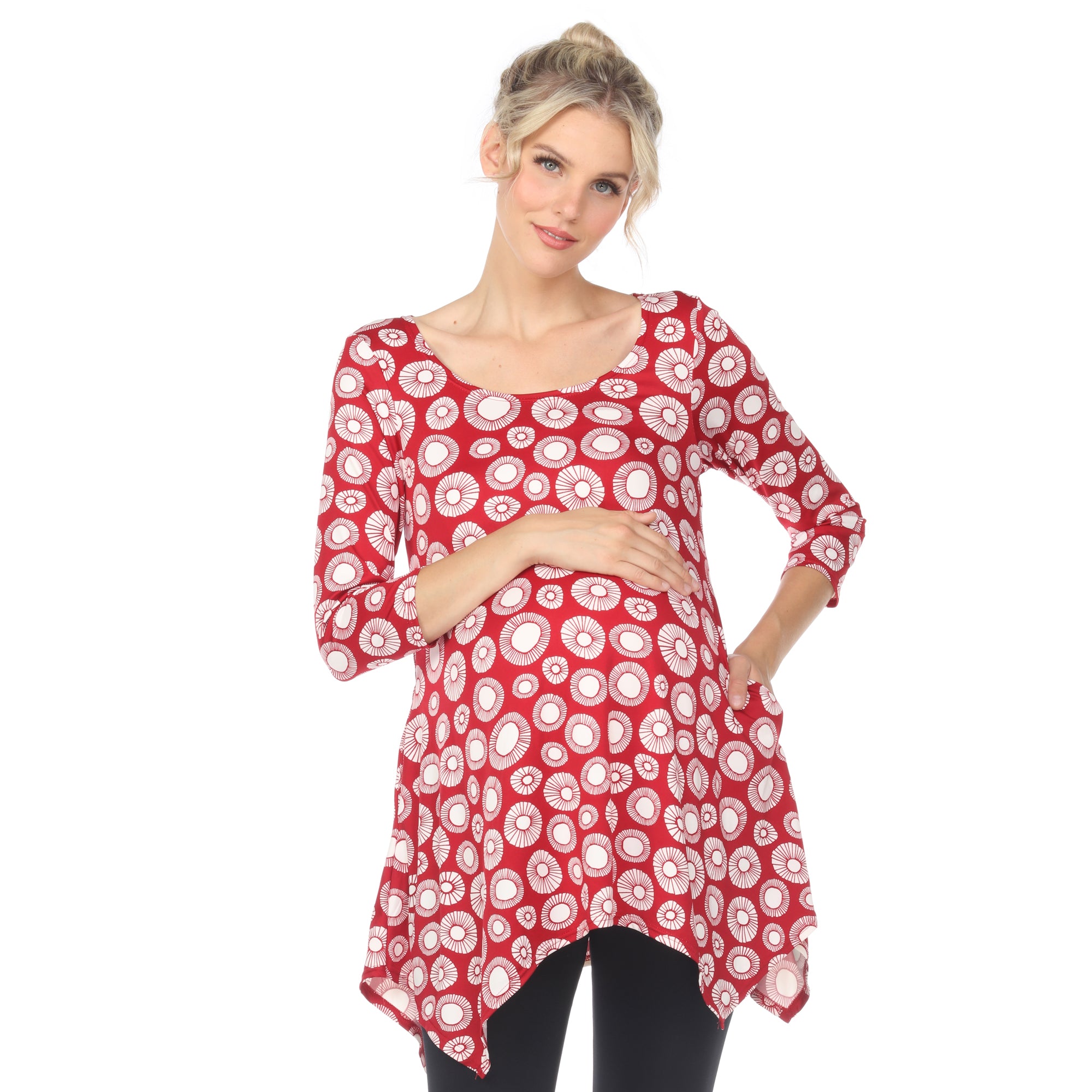 Maternity Printed Tunic Top