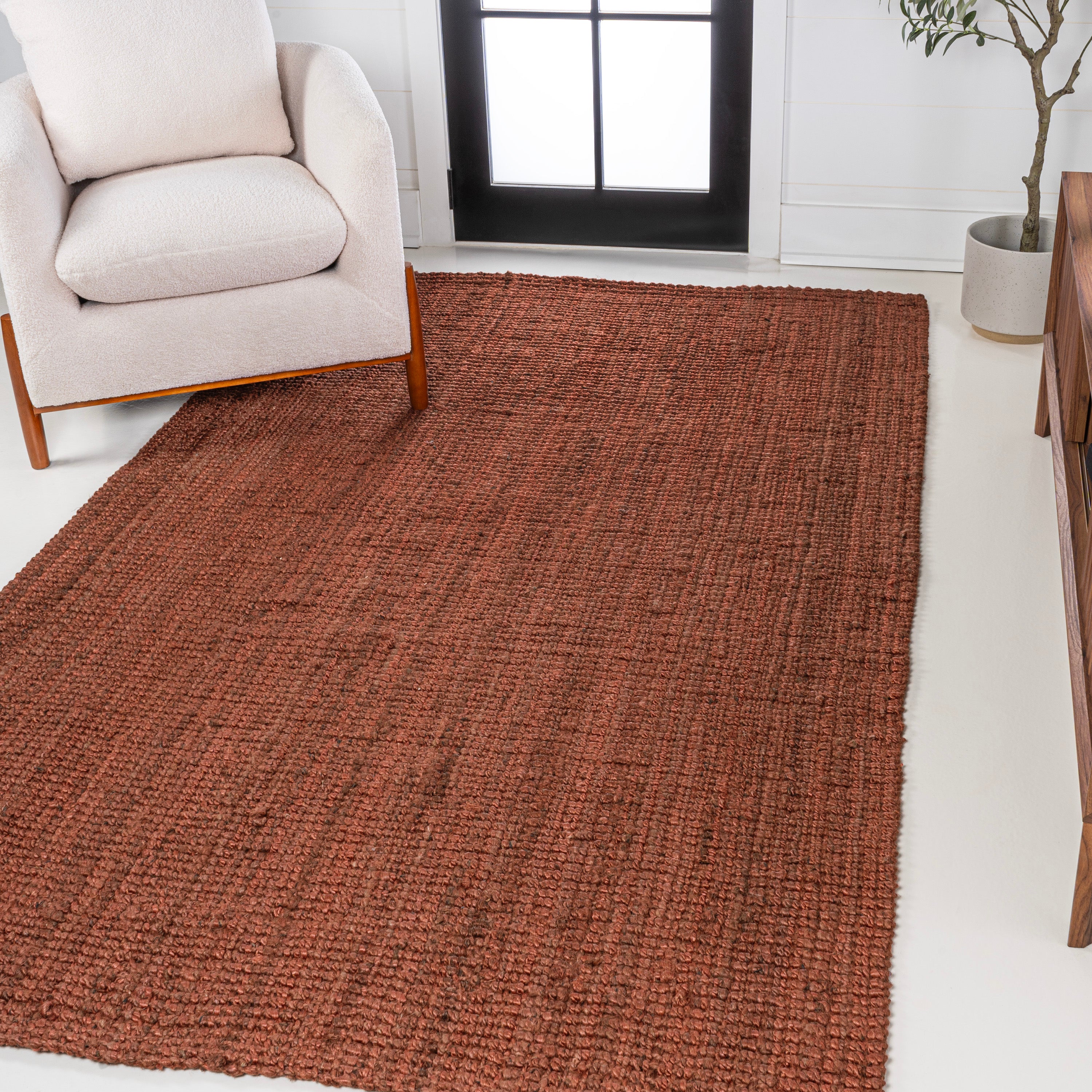 Pata Hand Woven Chunky Jute Area Rug