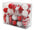 40 Pack Red and White Assorted Ornaments