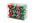 24 Pack Red, Green and White Line Design Ball Ornaments