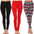 Mid Rise Pack of 3 Leggings (3 Color Asst Available)