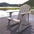 Kiawah Outdoor Patio Classic Acacia Wood Adirondack Rocking Chair