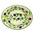 Hand Painted Italian Ceramic  Round Platter Pomegranate