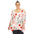 White Mark Women's Floral Printed Cold Shoulder Tunic - Plus (6 Colors Available)