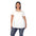 White Mark Women's Crisscross Cutout Short Sleeve Top - Plus (8 Colors Available)