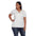 White Mark Women's Keyhole Neck Cutout Short Sleeve Top - Plus (7 Colors Available)