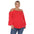 White Mark Women's Cold Shoulder Ruffle Sleeve Top - Plus (5 Colors Available)