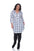 White Mark Women's Piper Stretchy Plaid Tunic - Plus (9 Colors Available)