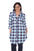 White Mark Women's Piper Stretchy Plaid Tunic - Plus (9 Colors Available)