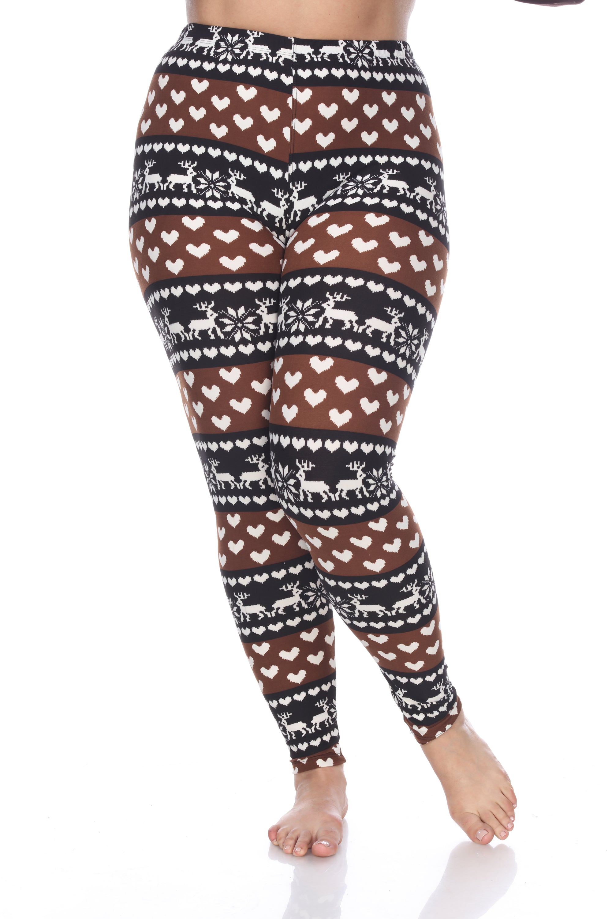 Printed Leggings - Plus  (8 Colors Available)