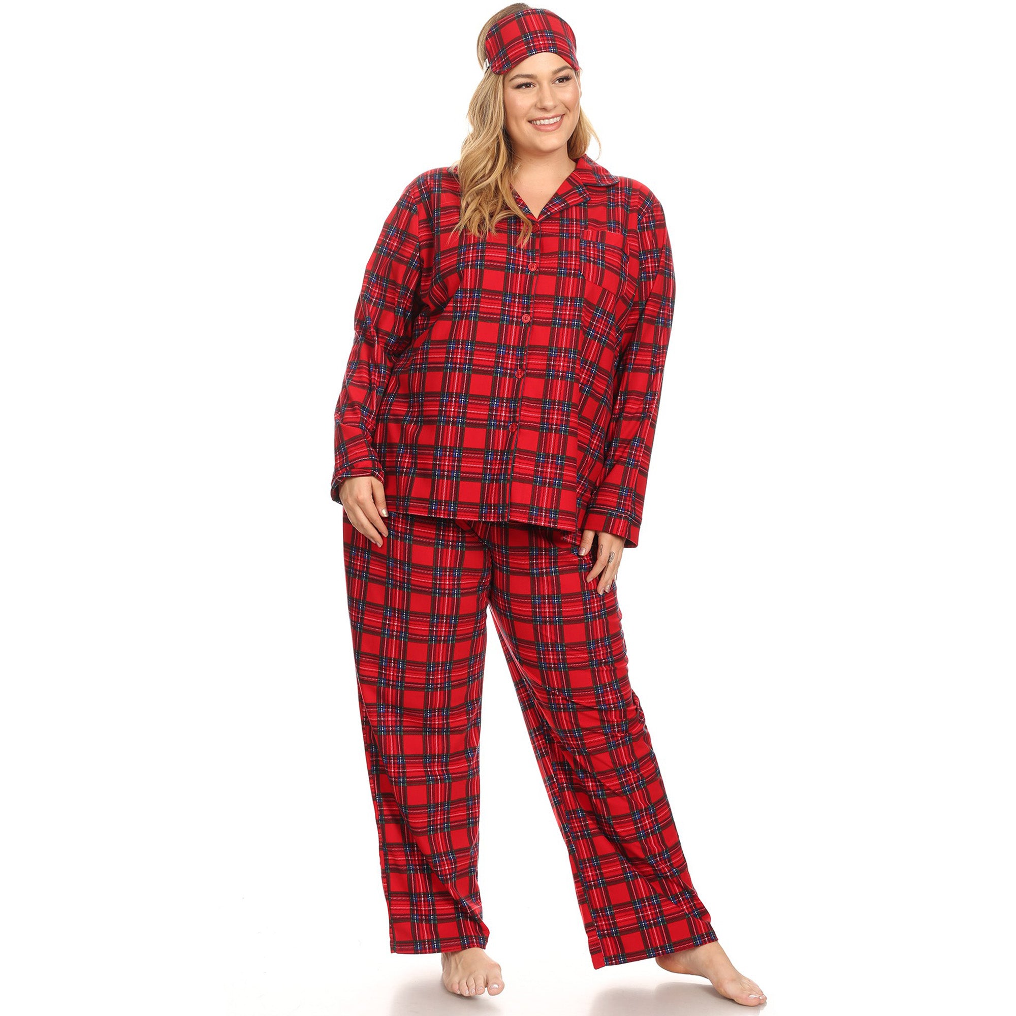 Three-Piece Pajama Set - Plus