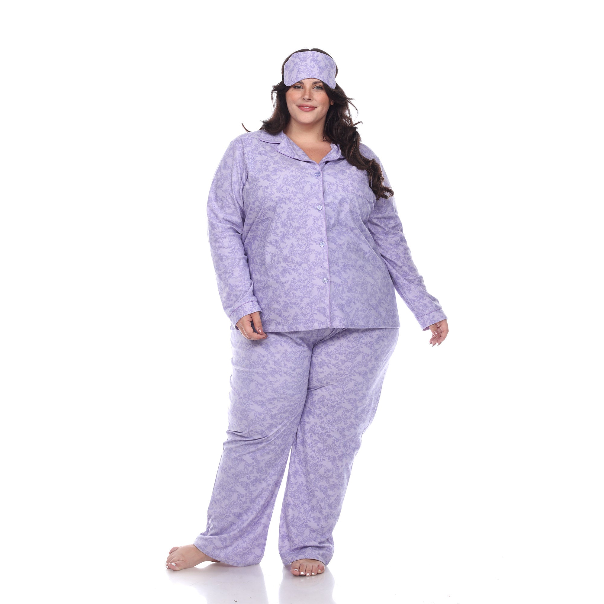 Three-Piece Pajama Set - Plus