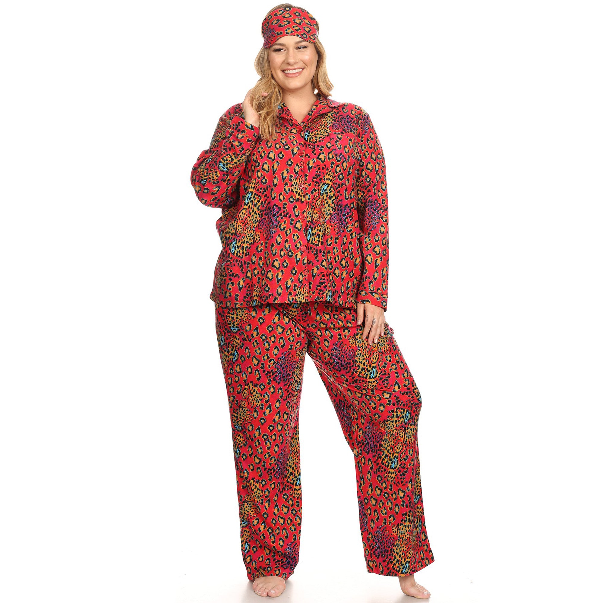 Three-Piece Pajama Set - Plus