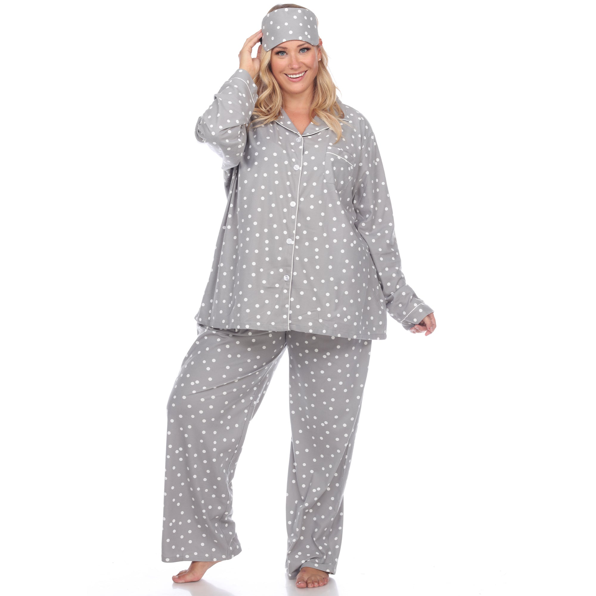 Three-Piece Pajama Set - Plus