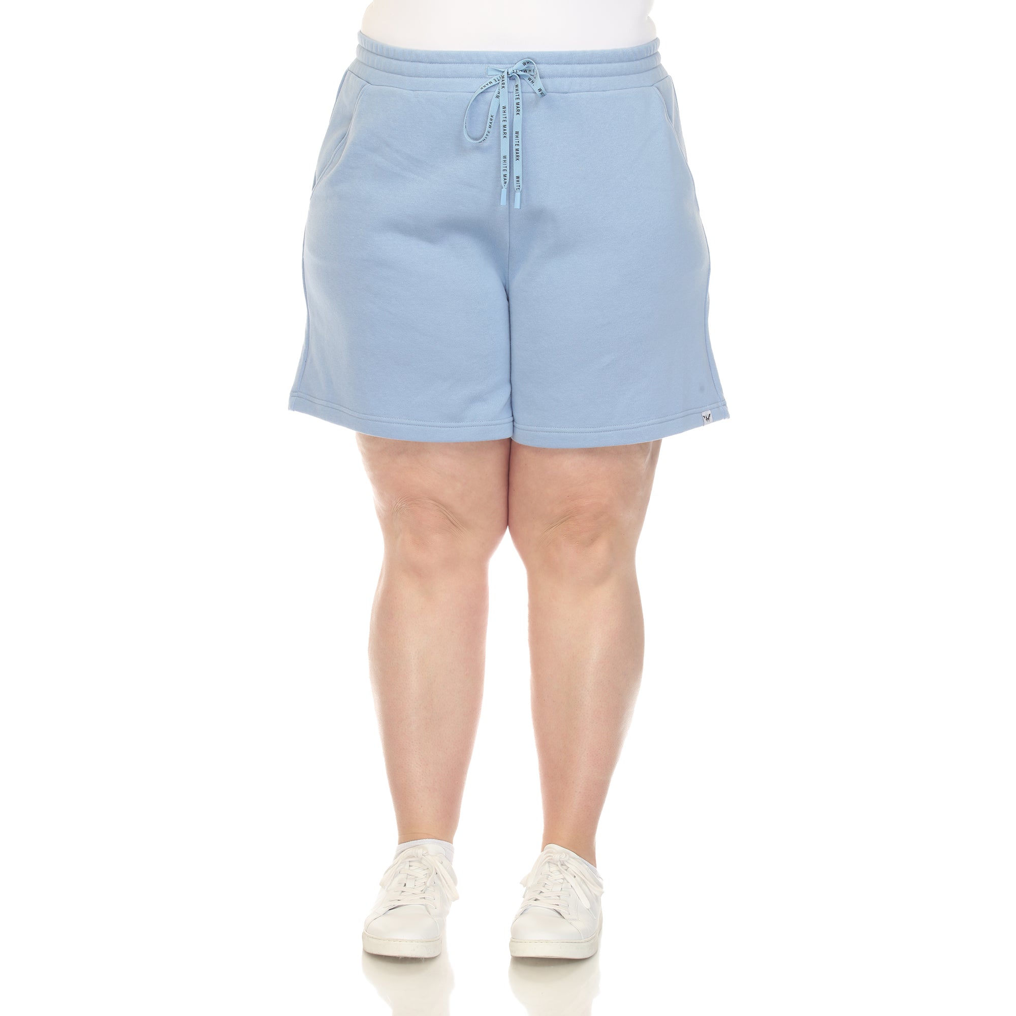 Super Soft Drawstring Waistband Sweat Short - Plus