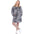 Hoodie Tie Dye Sweatshirt Dress - Plus (2 Colors Available)