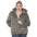 White Mark Women's Hooded Sherpa Jacket - Plus