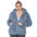 White Mark Women's Hooded Sherpa Jacket - Plus