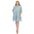 Long Sleeve Tiered Midi Shirt Dress - Plus