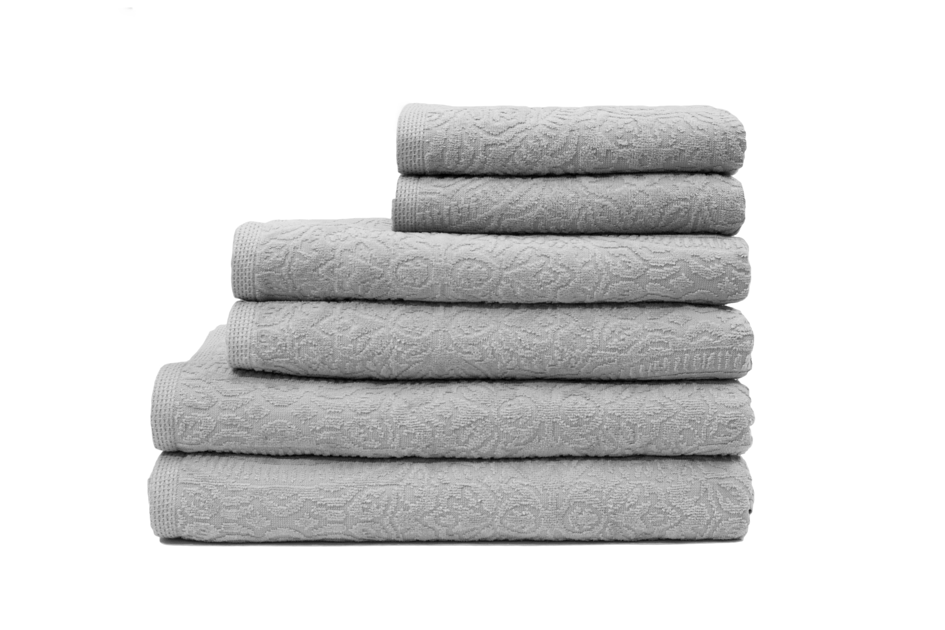 Portofino 6-Piece 100% Cotton Bath Towel Set