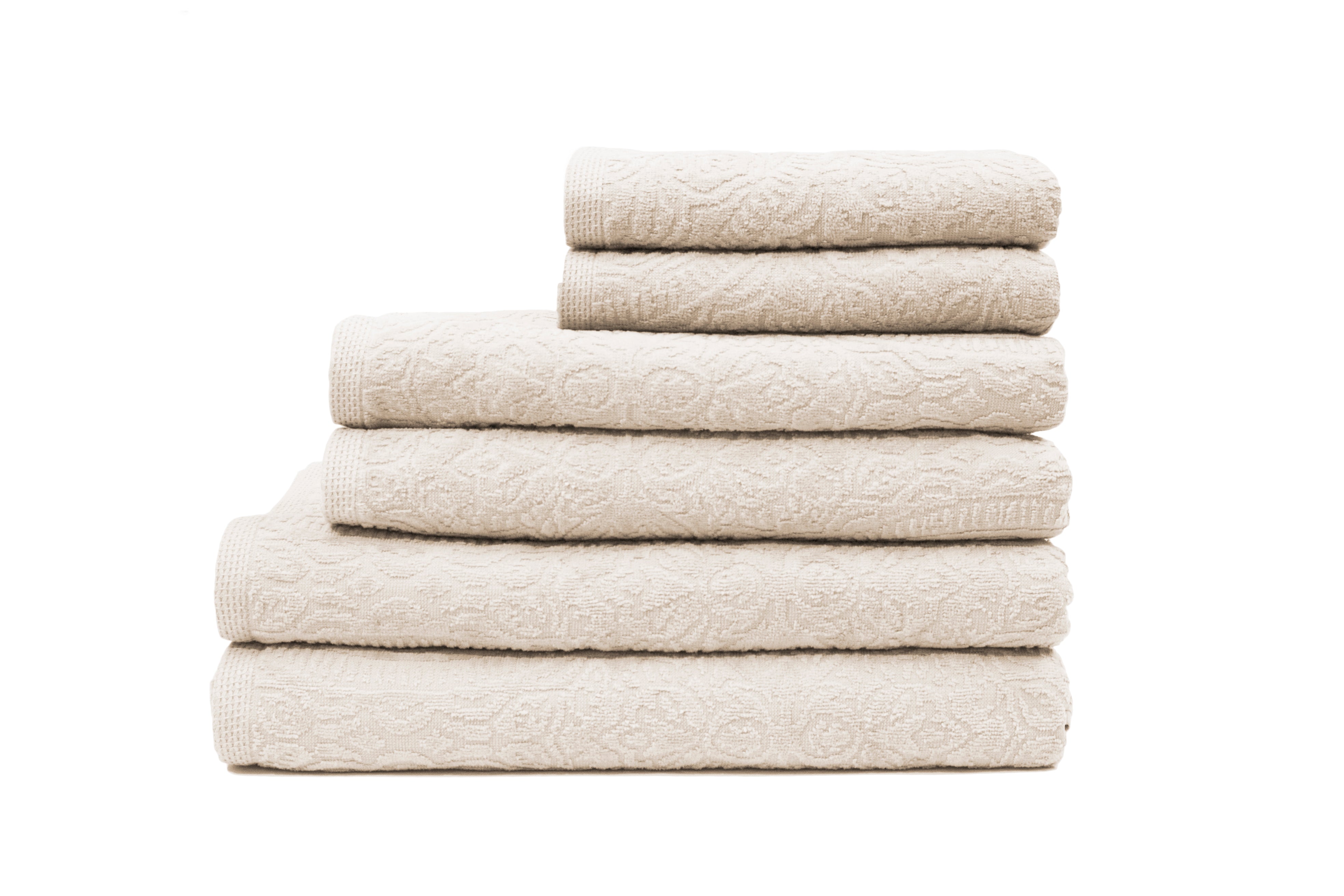 Portofino 6-Piece 100% Cotton Bath Towel Set