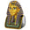 Golden Shroud of Tutankhamen Egyptian Bust Statue: Large