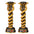 Renenutet, the Cobra Goddess Altar Candlestick: Set of two