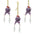 Tenacious Tentacles Octopus Holiday Ornament: Set of 3