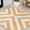 Piper Two-Tone Chevron Round Jute Round Area Rug