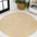 Zara Braided Coastal Cottage Round Area Rug