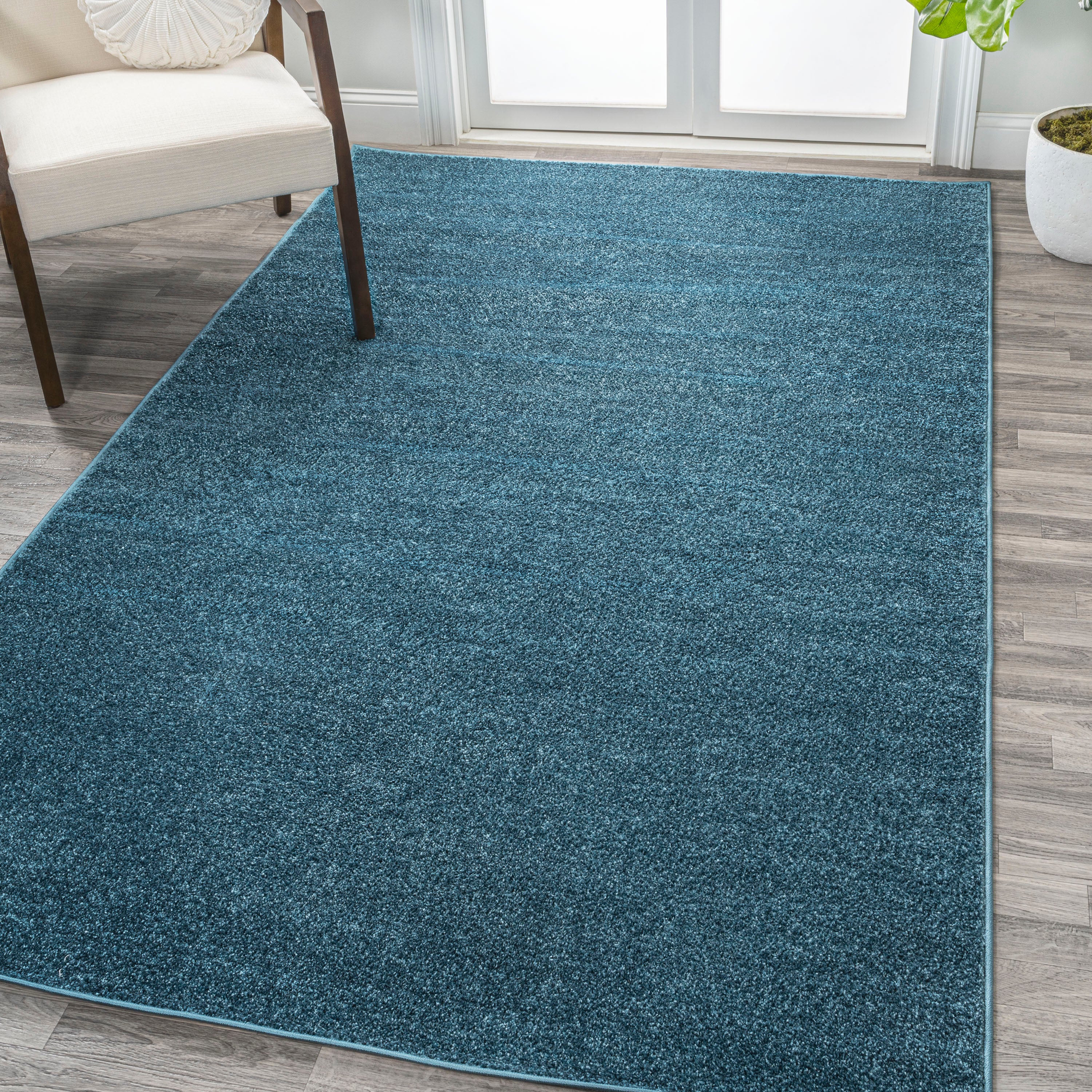 Haze Solid Sleek Low-Pile Area Rug