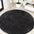 Haze Solid Sleek Low-Pile Round Area Rug