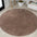 Haze Solid Sleek Low-Pile Round Area Rug