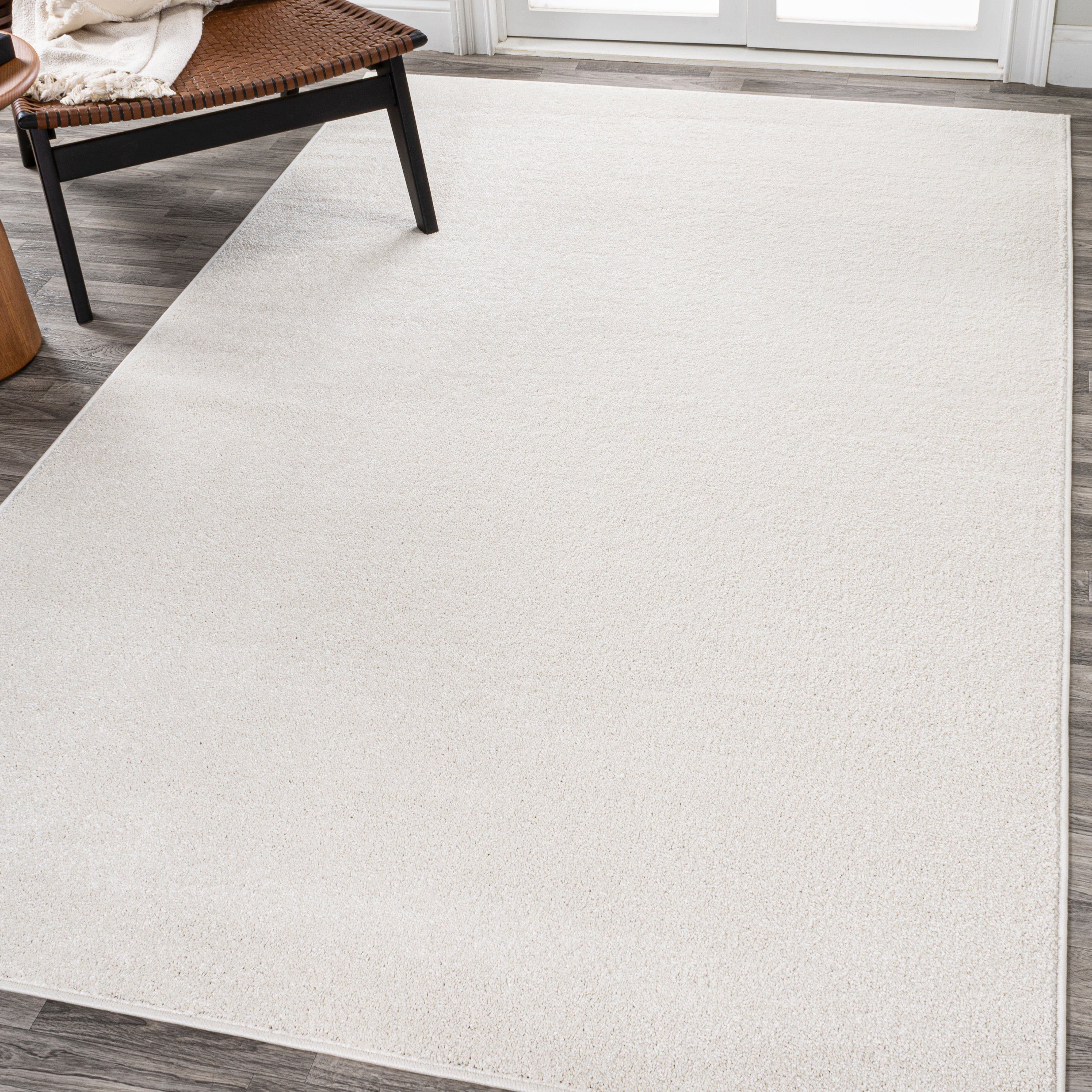 Haze Solid Unique Low-Pile Area Rug