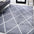 Cole Minimalist Diamond Trellis Area Rug