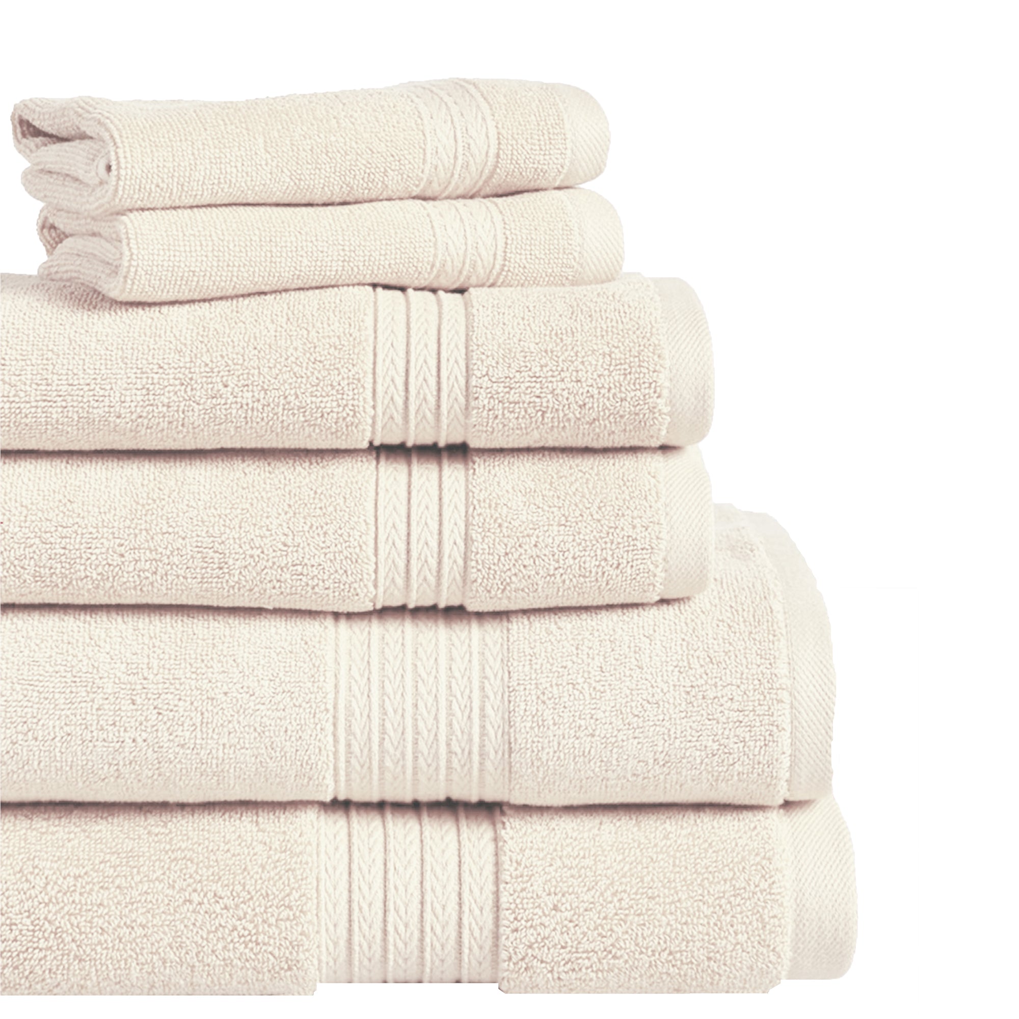 Summit 6-Piece 100% Cotton Bath Towel Set