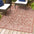 Tela Bohemian Textured Weave Floral Indoor/Outdoor Area Rug