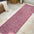 Tela Bohemian Textured Weave Floral Indoor/Outdoor Runner Rug